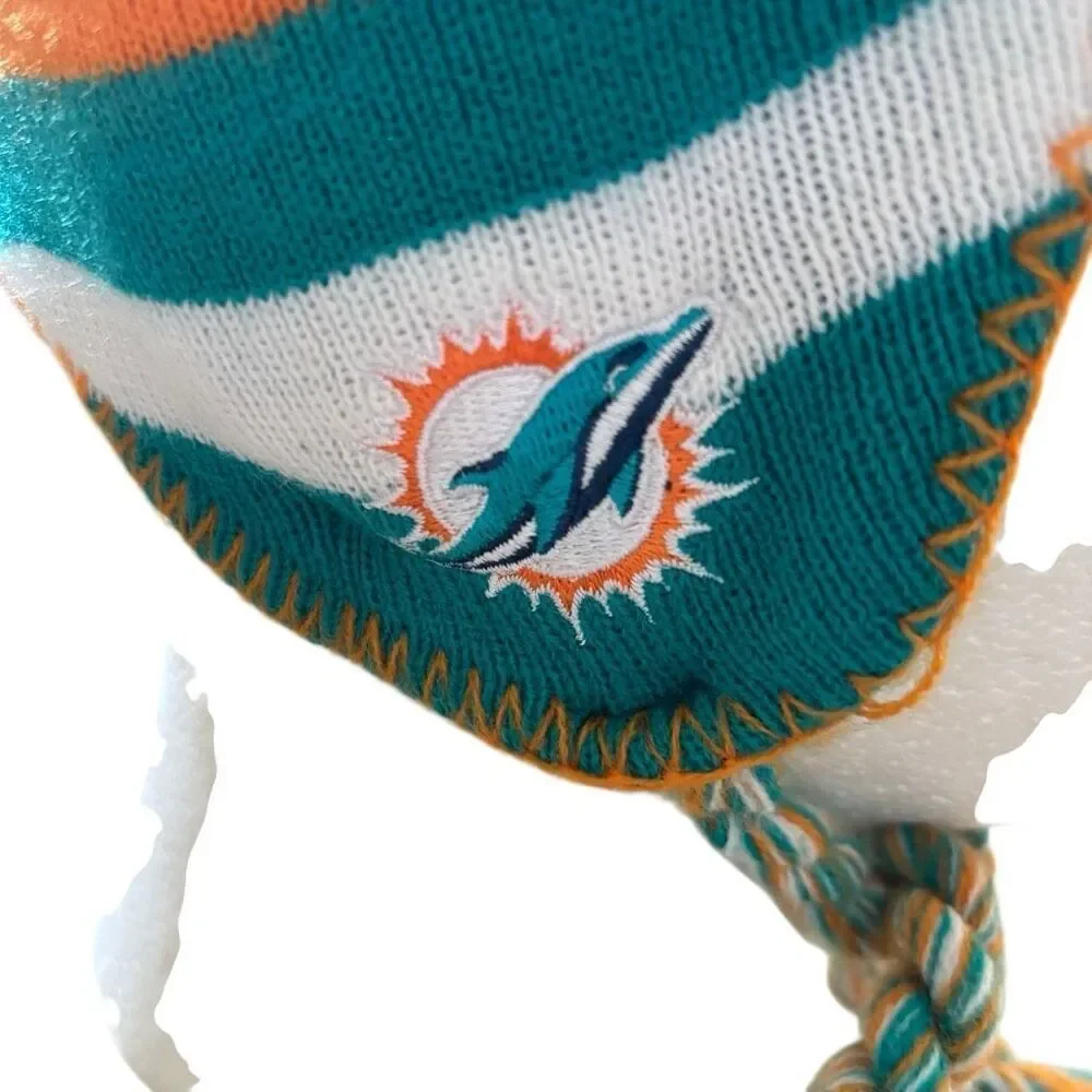 Miami Dolphins Kid’s Knit Cap With Pom
